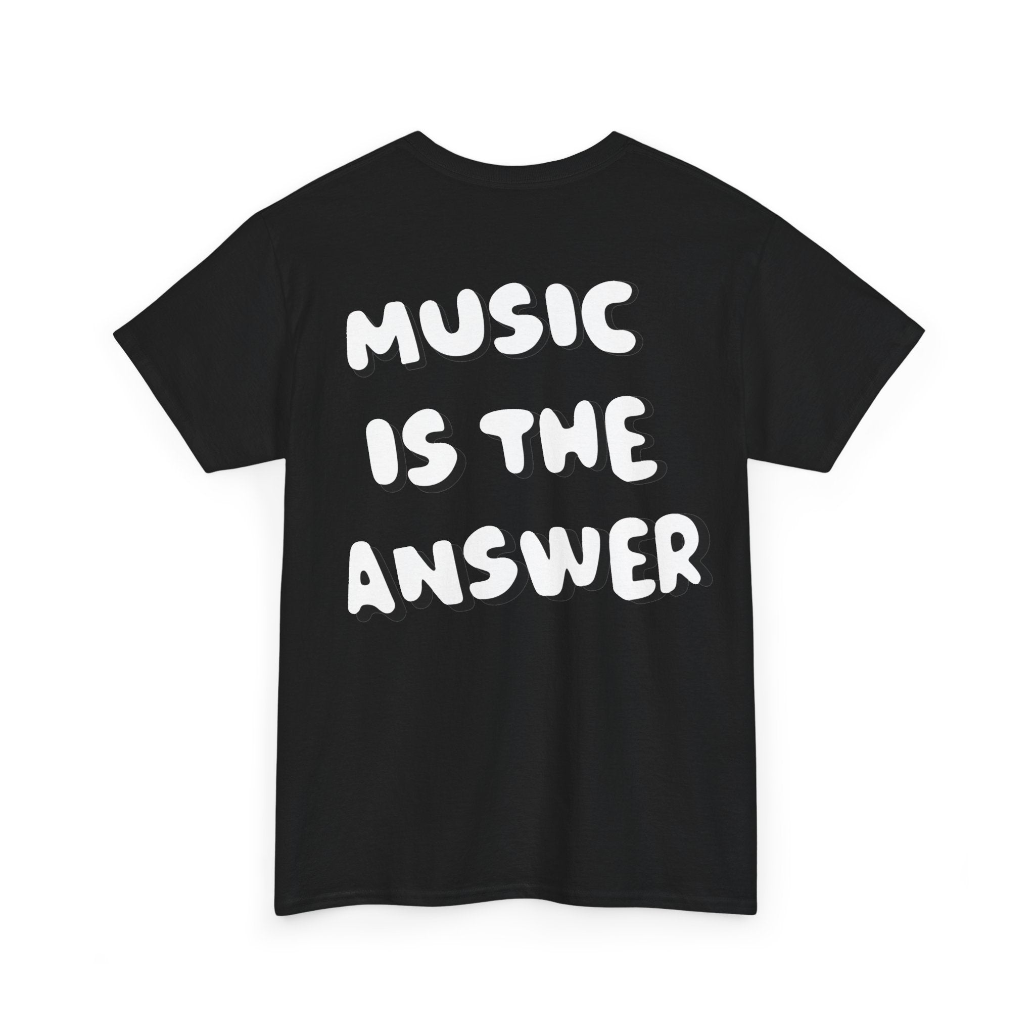 Music Is The Answer Cotton T‑Shirt