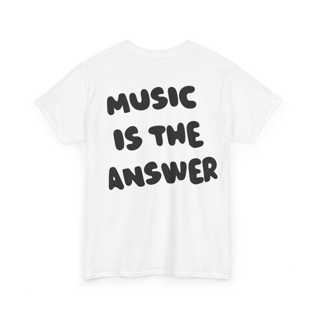 Music Is The Answer Cotton T‑Shirt
