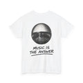 Music Is The Answer Disco Ball Graphic Tee